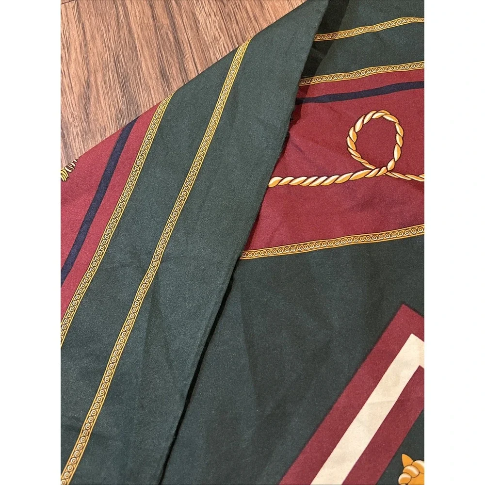Vintage 80's Polo Ralph Lauren Uni Crest Pony Scarf 